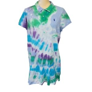 Polo Ralph Lauren Dress Shirt Large L Tie Dye.Polo by Ralph Lauren Polo shirt